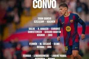 巴萨vs毕巴名单：霍安·加西亚、拉菲尼亚回归 拉什福德流感缺阵