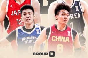 男篮队长！FIBA世预赛官方晒海报预热B组比赛：赵睿登上封面