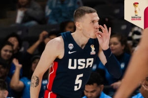 美国男篮123-93尼加拉瓜！123分破世美预得分记录 世预赛第3高分