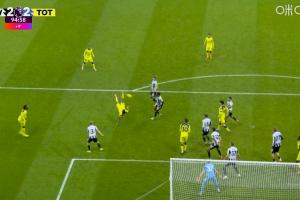 补时倒勾绝平！罗梅罗第94分钟破门，热刺扳平比分