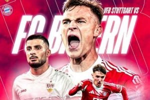 拜仁官推晒本轮德甲对阵斯图加特海报，基米希、卡尔出镜