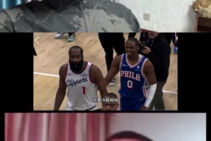 徐静雨：哈登最后那记三分百分之一万打手了，这比赛黑透了