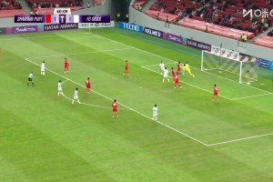 炸裂！维塔尔世界波破门，海港1-1扳平首尔FC