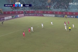 方昊解围踢中对手反弹入网，国安1-1被河内公安扳平